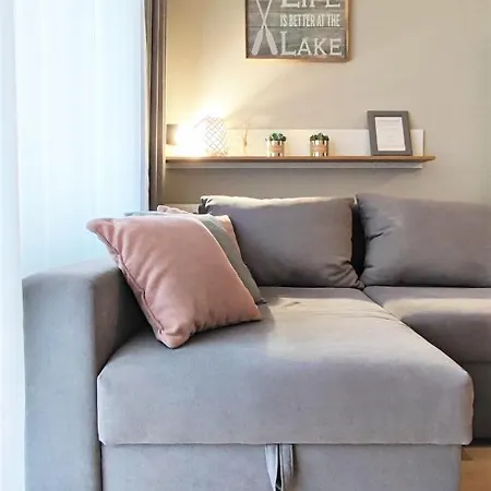 Apartmán Marina - Przy Jeziorze, Taras, Tv55