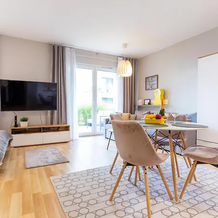 Apartmán Marina - Przy Jeziorze, Taras, Tv55