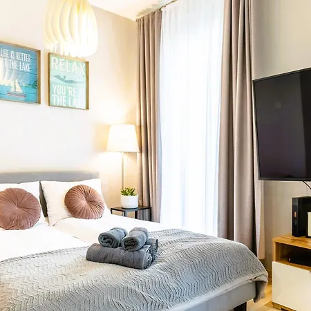Apartmán Marina - Przy Jeziorze, Taras, Tv55