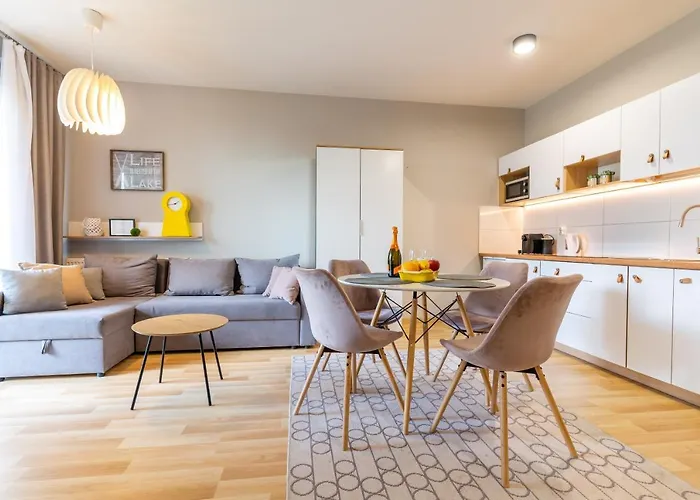 Apartament Marina - Przy Jeziorze, Taras, Tv55