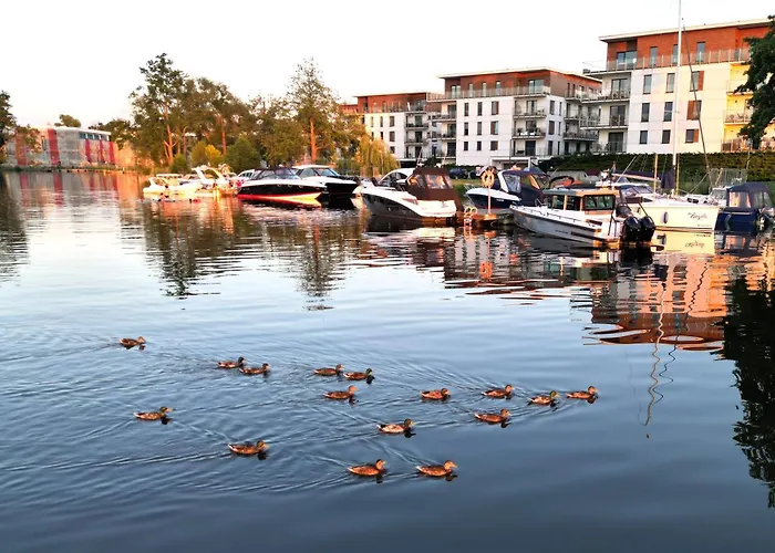 Apartament Marina - Przy Jeziorze, Taras, Tv55