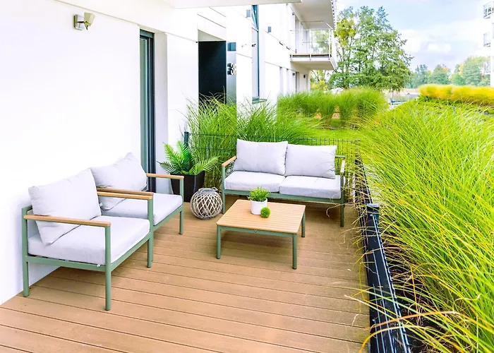 Apartament Marina - Przy Jeziorze, Taras, Tv55